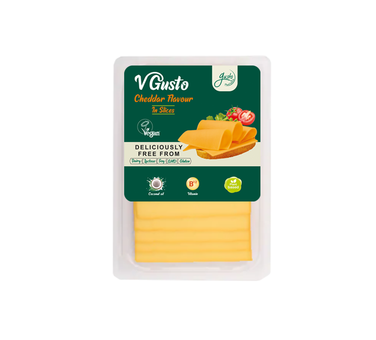 Vegan Cheddar Slices 200g