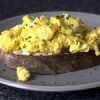  Scrambled eggs with mizithra